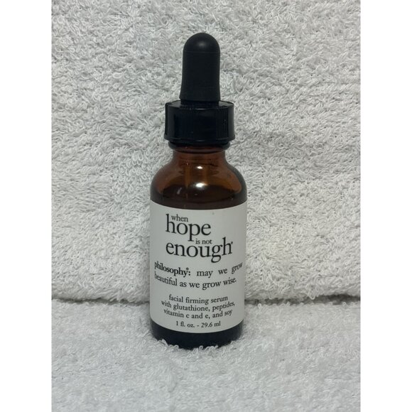 Philosophy When Hope Is Not Enough Facial Firming Serum Vitamins C & E 1 Fl Oz - Picture 1 of 2